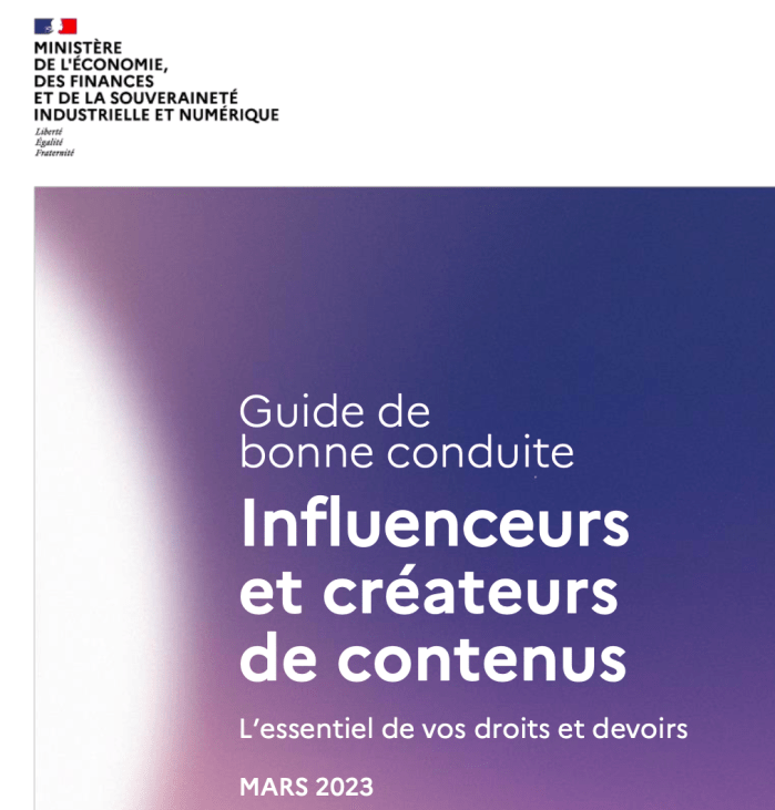 Guide de bonne conduite des influenceurs et créateurs de&nbsp;contenu